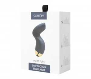 SVAKOM Pulse Pure 陰蒂吸啜器 - 深藍色