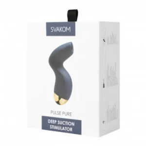 SVAKOM Pulse Pure 陰蒂吸啜器 - 深藍色